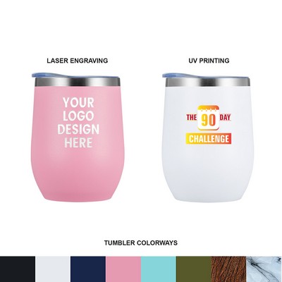 12 Oz. Full Color Vacuum Tumbler